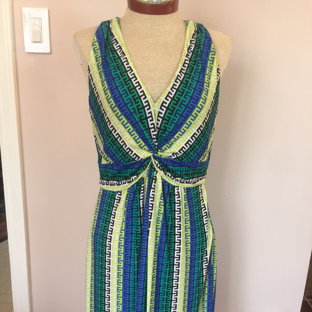 Laundry by Shelli Segal Front Knot Halter Dress 8